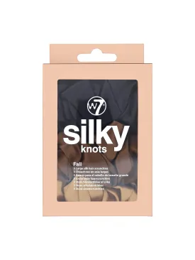 Silky Knots Hair Scrunchies 3 Pack - Fall