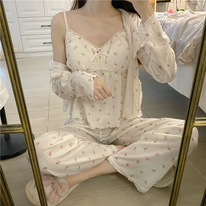 Soft Floral Pajama Set