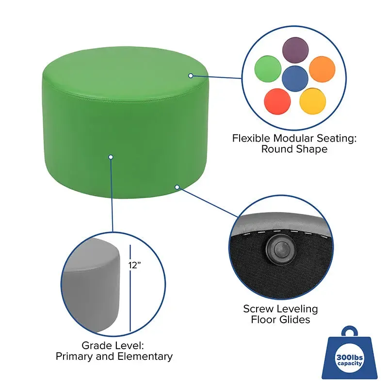 Soft Seating Flexible Circle for Classrooms and Daycares - 12" Seat Height