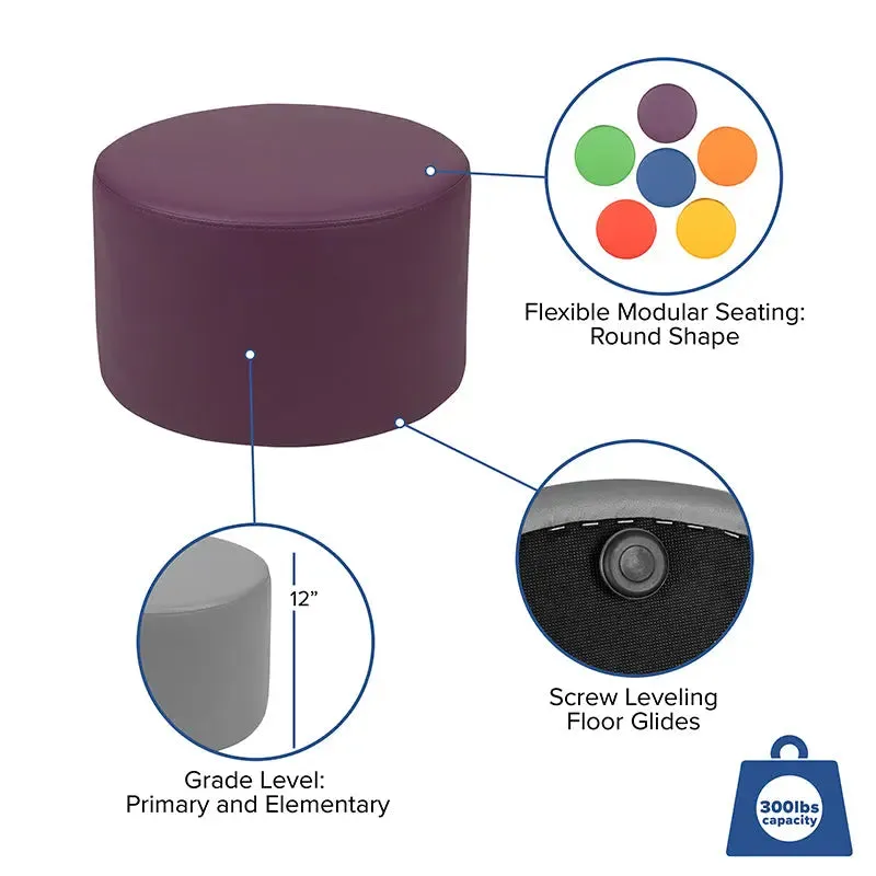 Soft Seating Flexible Circle for Classrooms and Daycares - 12" Seat Height