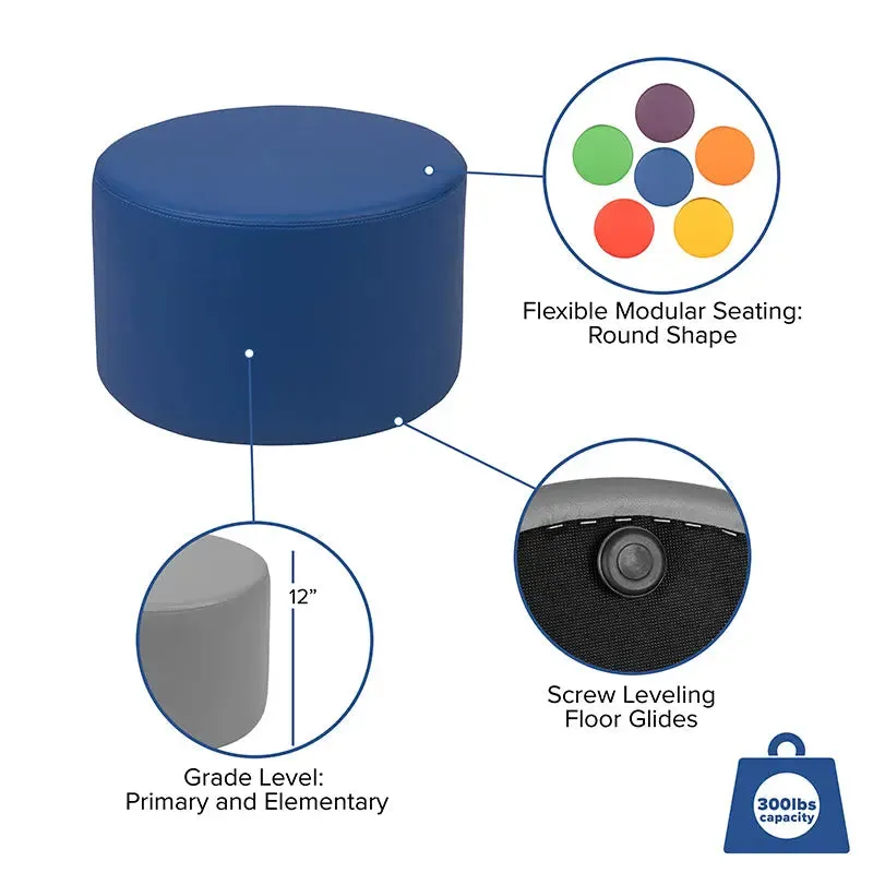 Soft Seating Flexible Circle for Classrooms and Daycares - 12" Seat Height