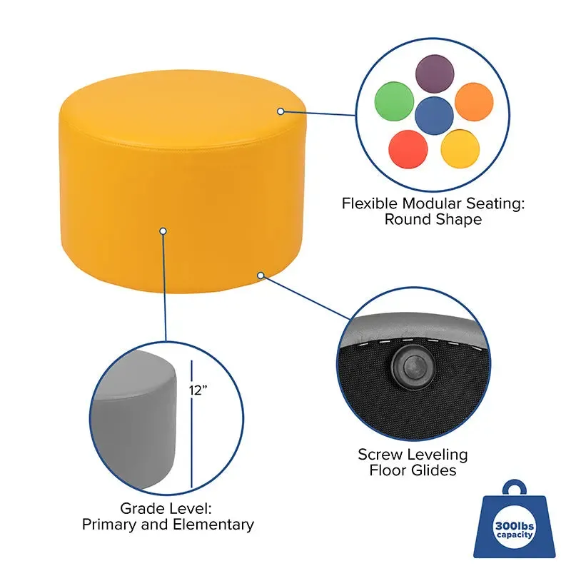 Soft Seating Flexible Circle for Classrooms and Daycares - 12" Seat Height