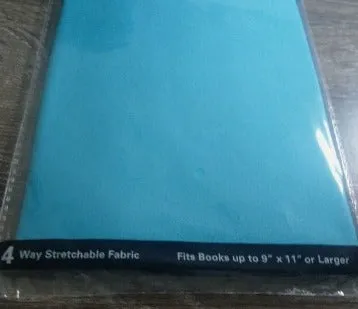 Stretchable Jumbo Book Cover - Light Blue