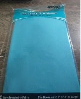 Stretchable Jumbo Book Cover - Light Blue