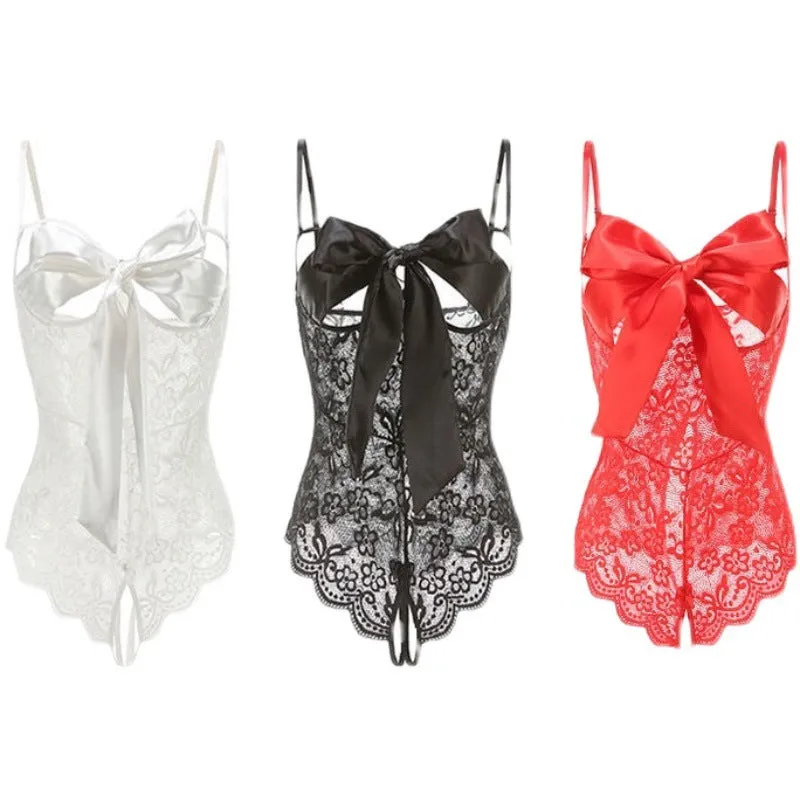 T-1178 Tiktok same style: Butterfly Enigma: Lace Crotchless Lingerie