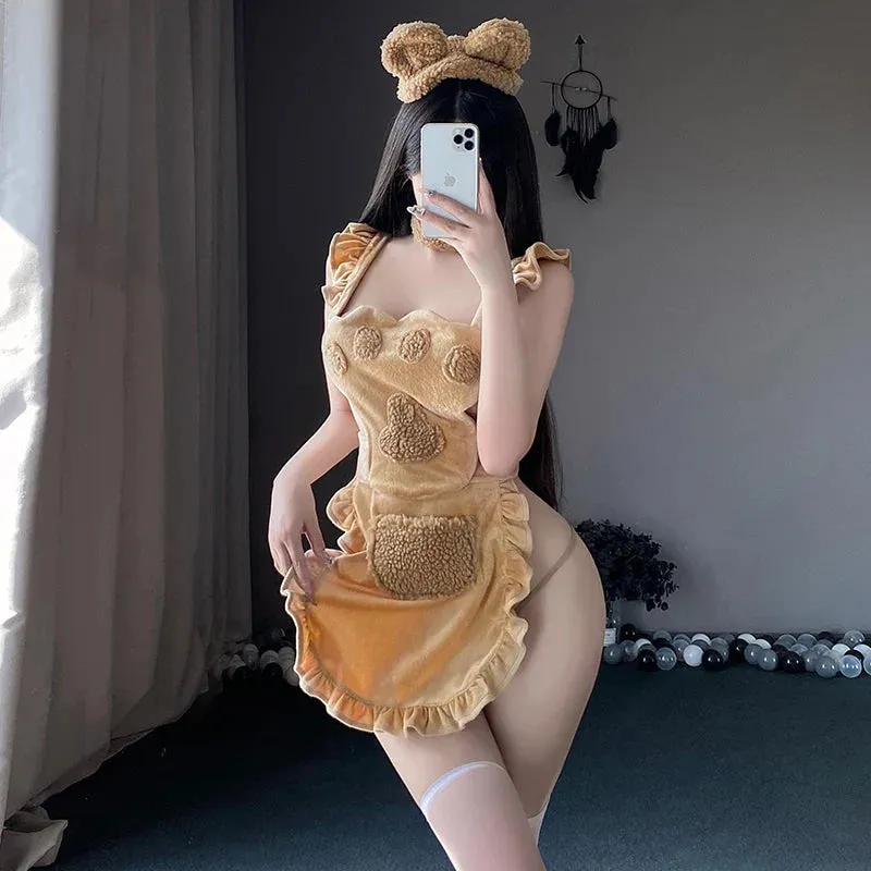 Teddy Bear Apron Dress