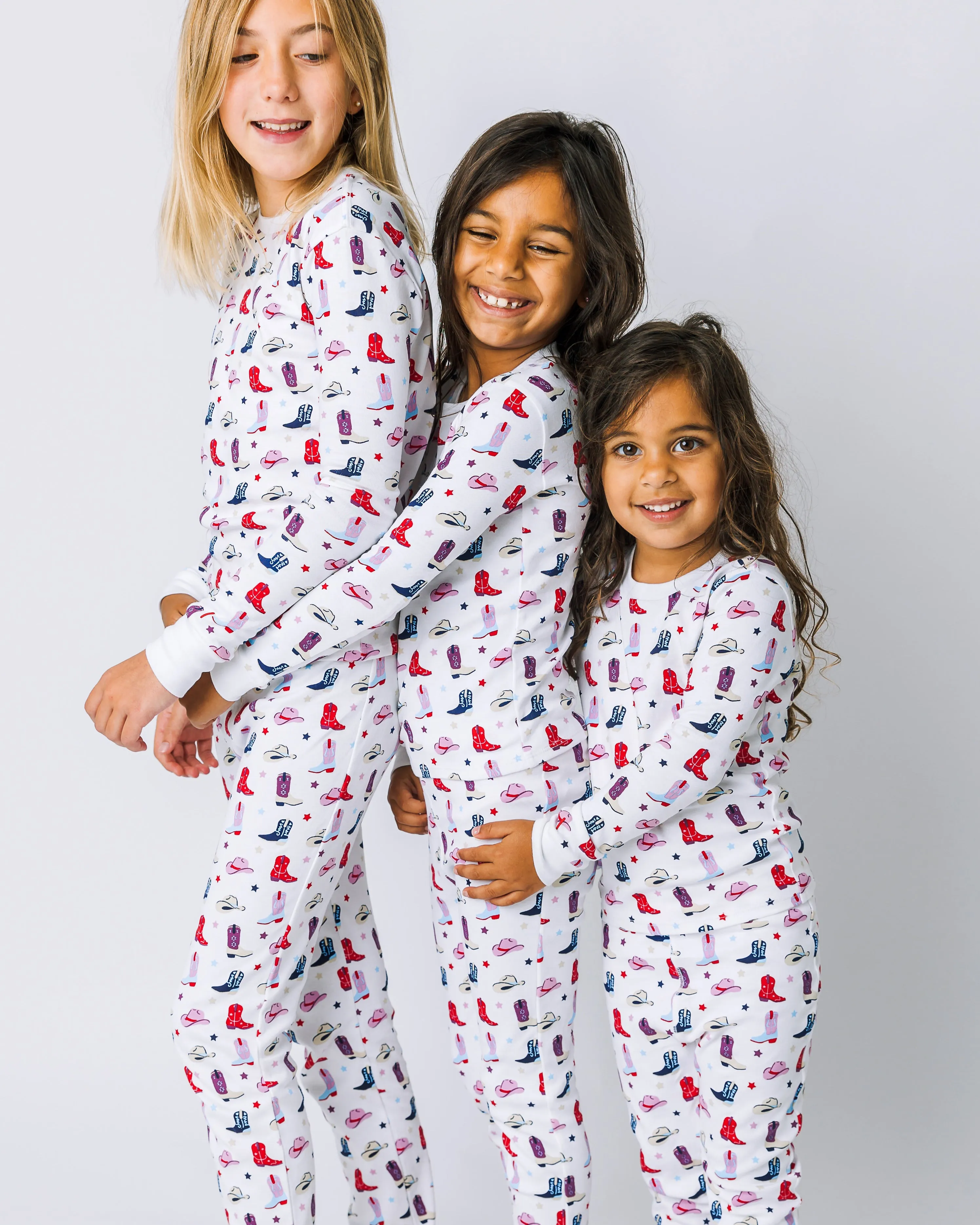 The Organic Long Sleeve Pajama Set [Giddy Up]