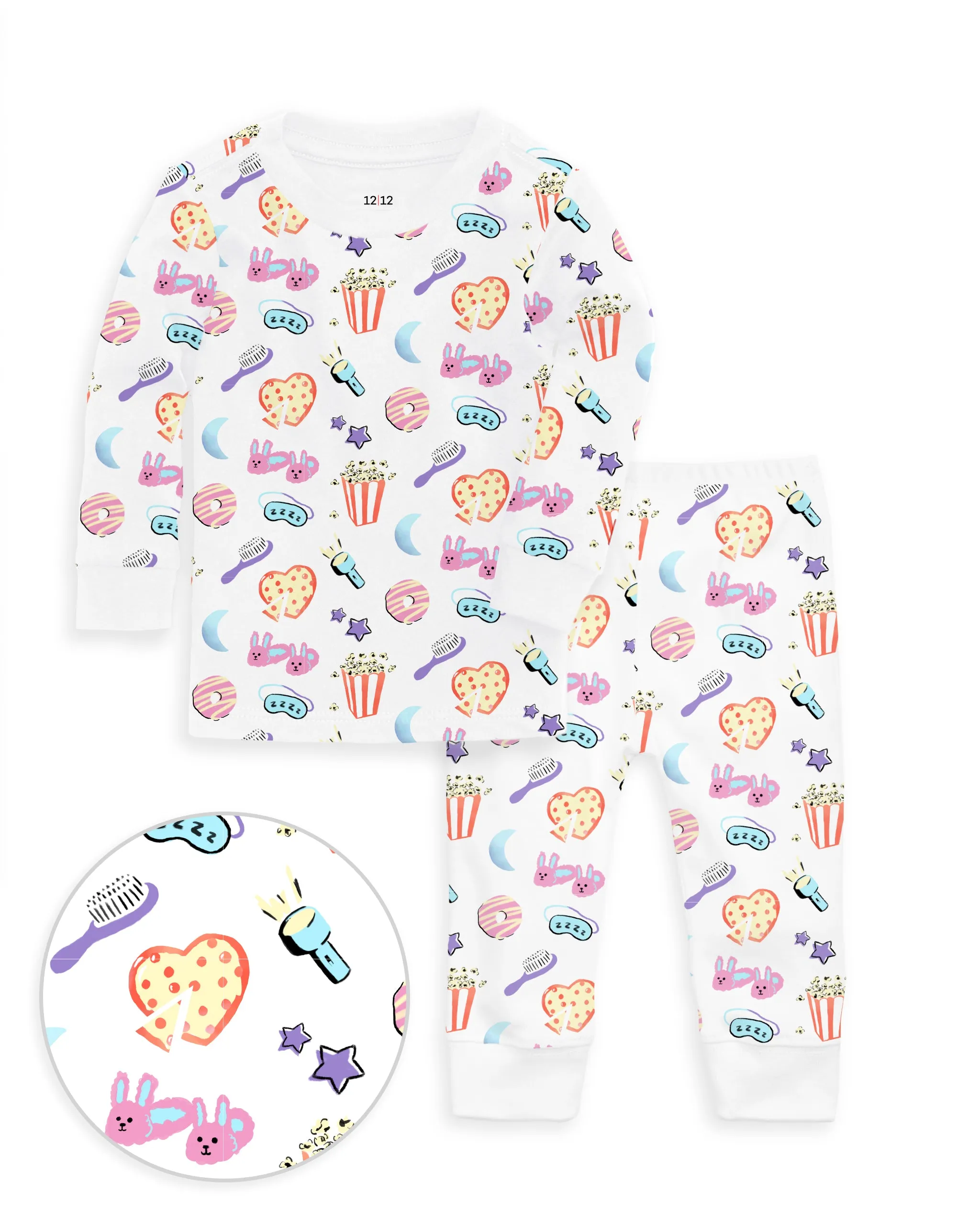 The Organic Long Sleeve Pajama Set [Sleepover]