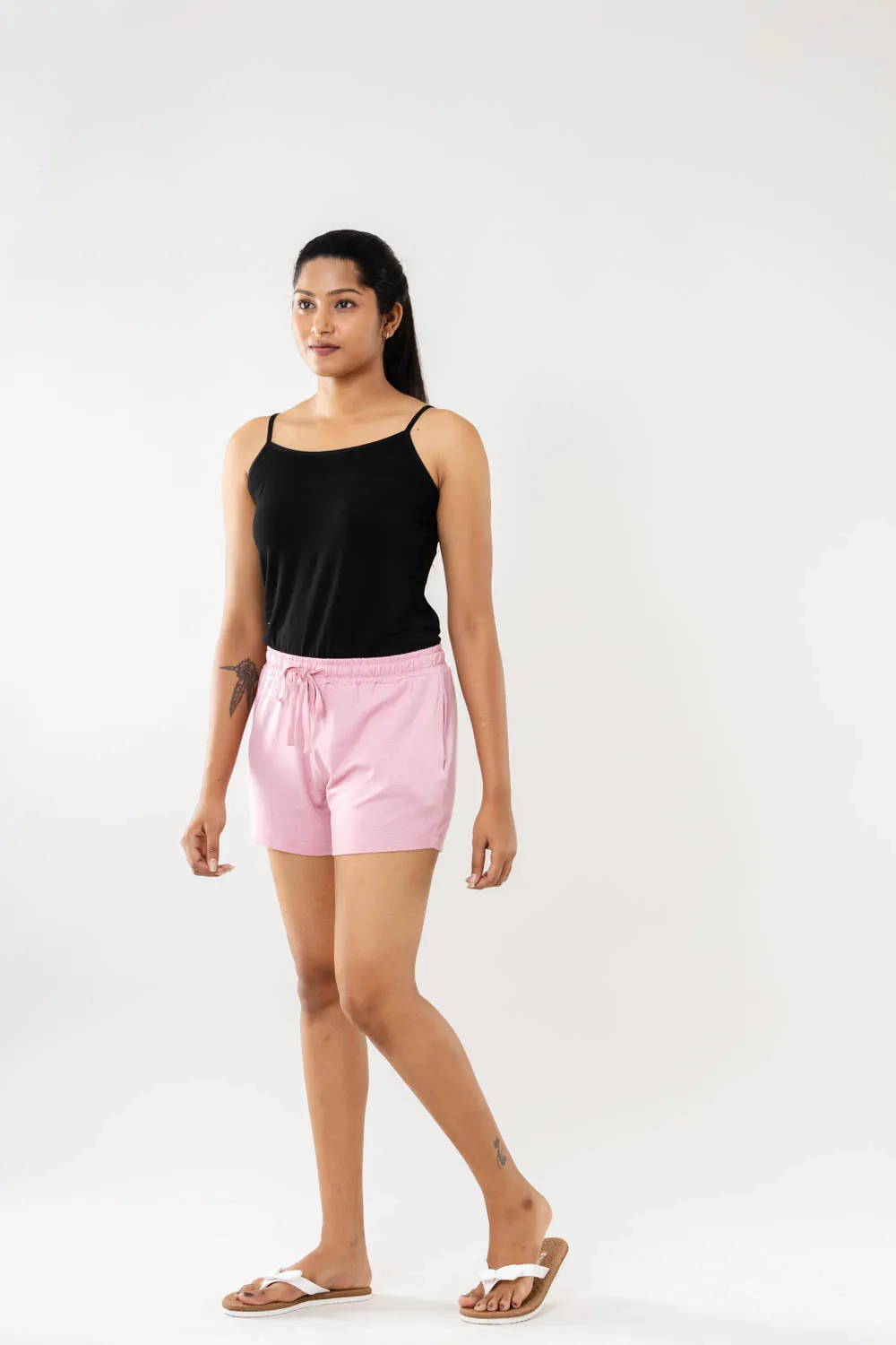 Women Lt.Pink Shorts