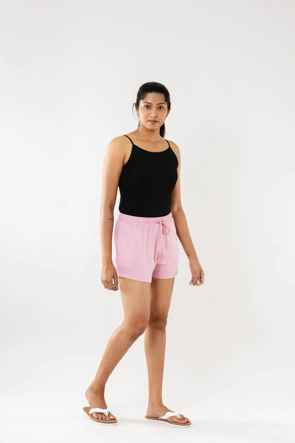 Women Lt.Pink Shorts