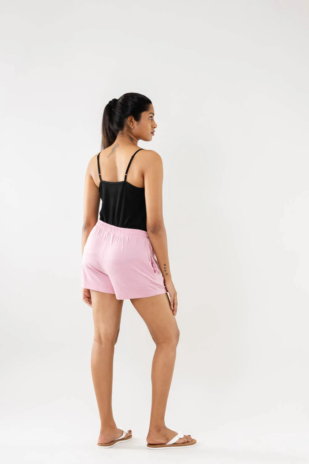 Women Lt.Pink Shorts