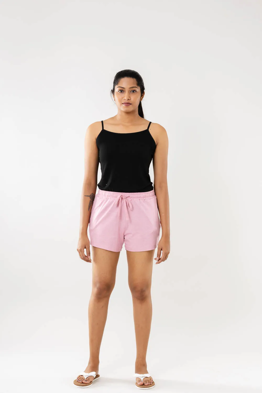 Women Lt.Pink Shorts